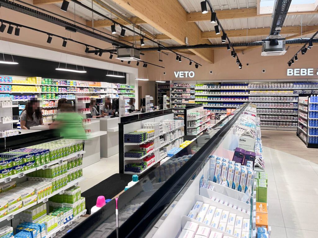 Guide file vers comptoirs caisses ordonnances pharmacie