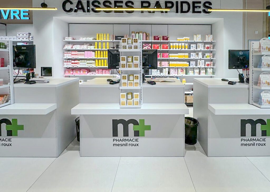 Agencement pharmacie Mesnil Roux