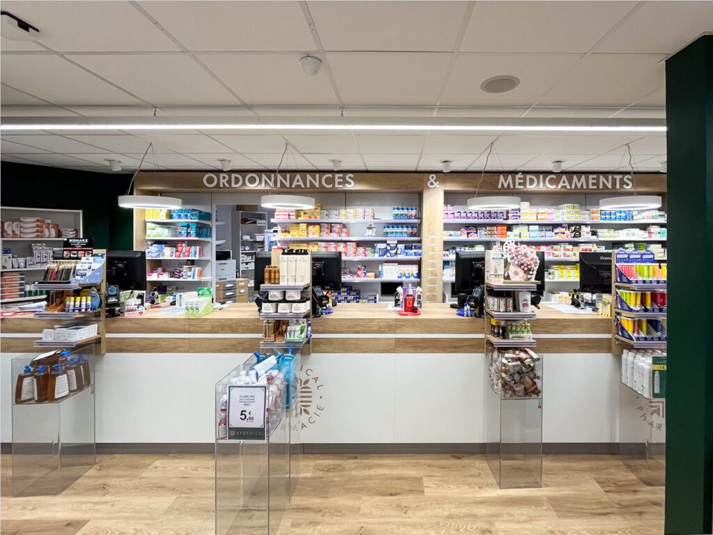 Comptoirs ordonnances - Pharmacie Apothical