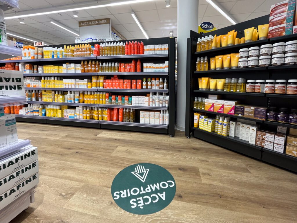 Guide file gondole - Agencement pharmacie - Proexpace