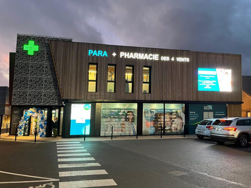 Agrandissement pharmacie des 4 vents Drocourt - Elsie