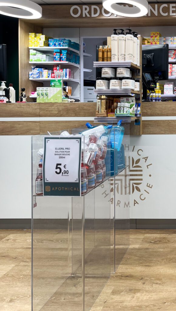 Plexibox comptoir ordonnance - Agencement Pharmacie