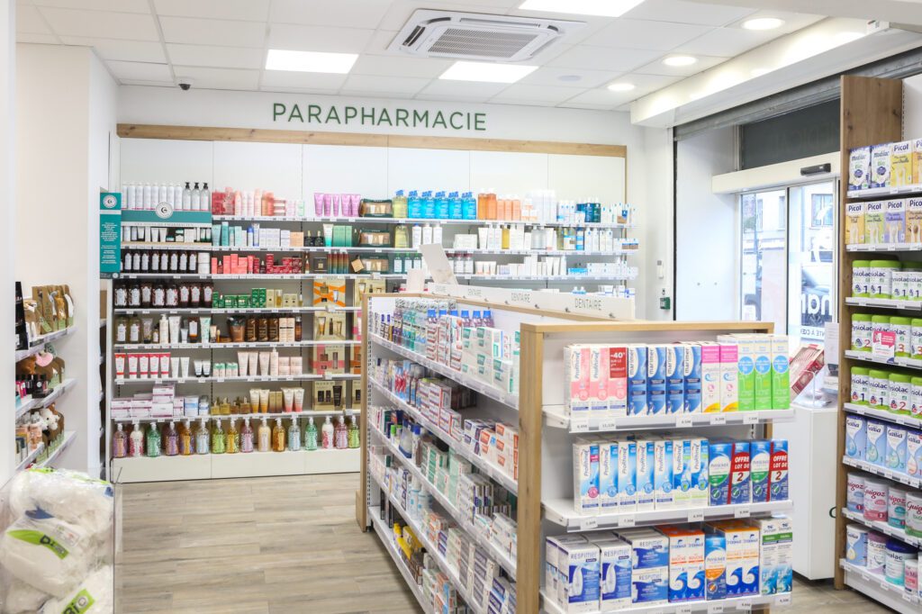 Mural agencement pharmacie