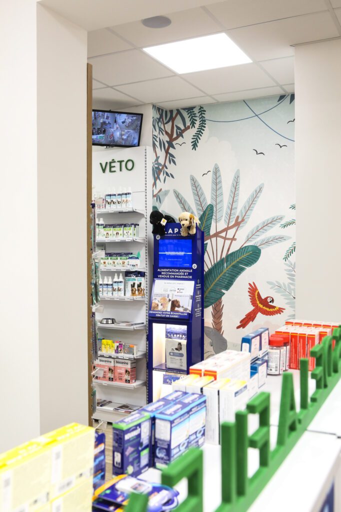 Papier peint décoratif - Agencement Optimisation pharmacie