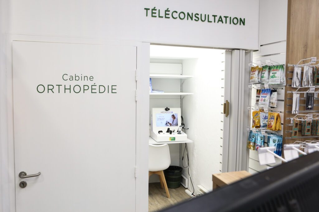 Cabines téléconsultation pharmacie - Agencement Proexpace