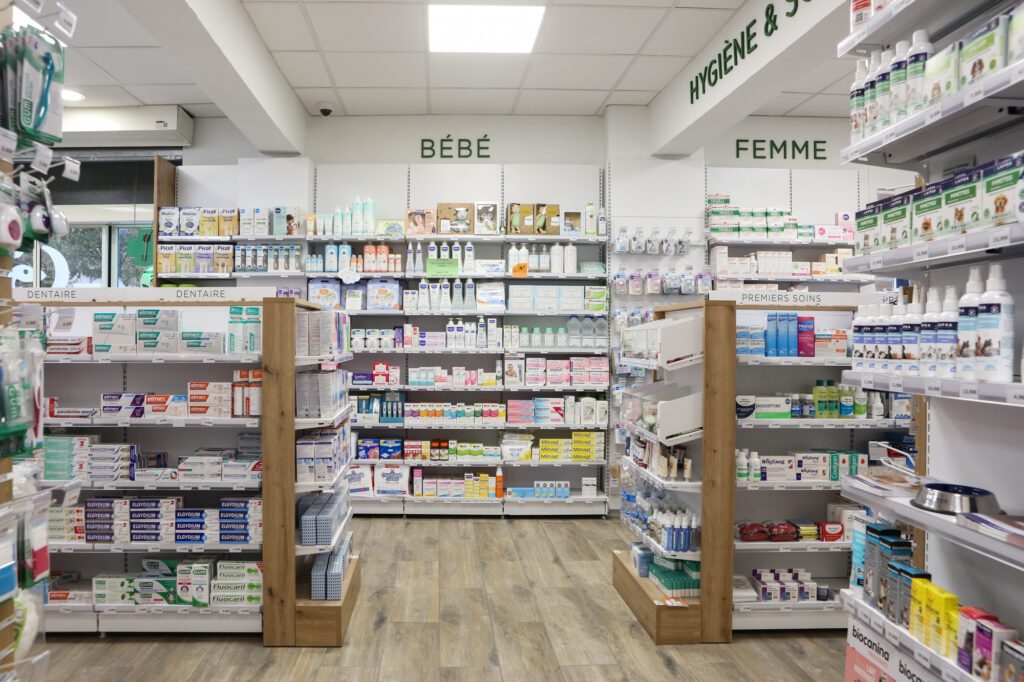 Agencement pharmacie Saint Andiol