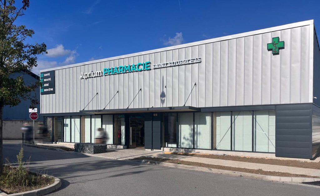 Bâtiment qui abrite la nouvelle pharmacie de Saint-Soupplets